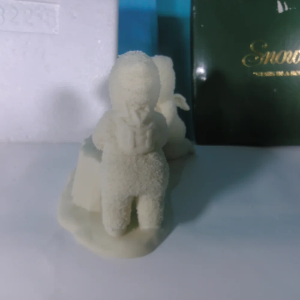 Snowbabies Figurine with Two Children - Picture 5 of 6